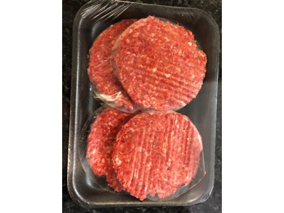 Beefburger x 4 - Family Pack (Approximate weight 454g)