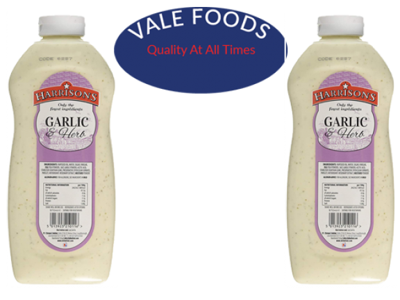 Sauces - Harrisons Garlic Mayonnaise 970 ml