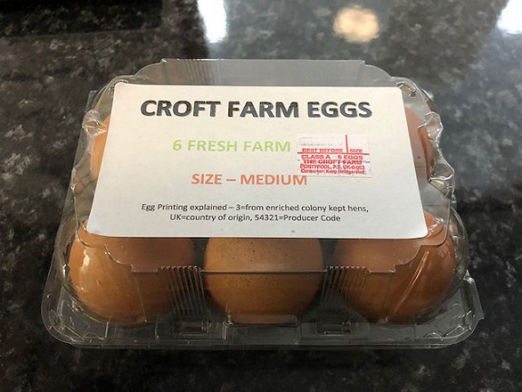6 x Farm Eggs
