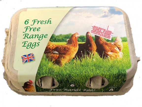 6 x Free Range Eggs