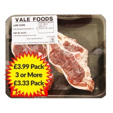 Lamb Chops x 2 - Family Pack (Approximate weight 350g)