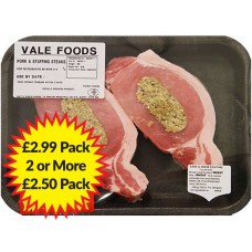Pork Steak With Stuffing x 2 - Family Pack (Approximate weight 300g)