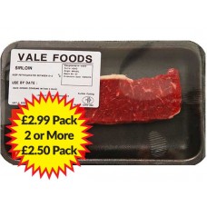 Steak - Sirloin - Family Pack (Approximate weight 150g)