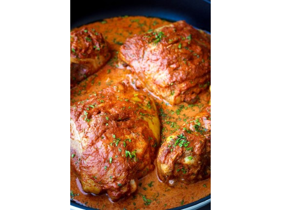 Chicken Thighs x 4 - Tandoori  - Family Pack (Approximate weight 750g)